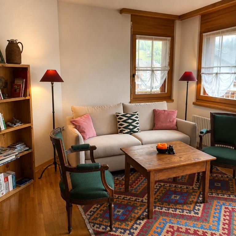 Residenz Christina Leukerbad - Apartment mit 1 Schlafzimmer und Balkon - 6