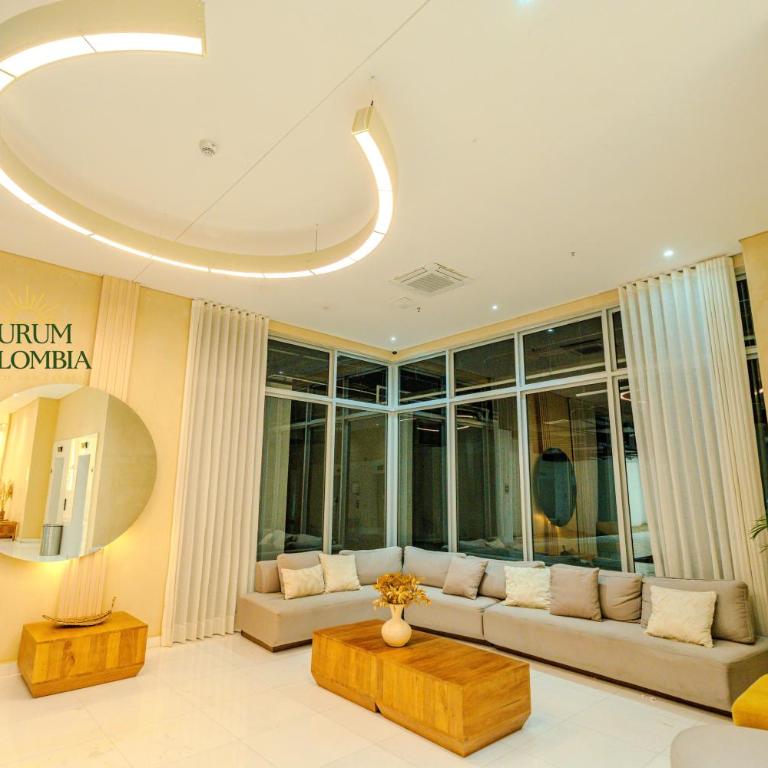 HERMOSO APARTAMENTO DE LUJO CARTAGENA BEACH RESORT CON PISCINAS JACUZZI Y BAÑO TURCo 10 24 - One-Bedroom Apartment - 52