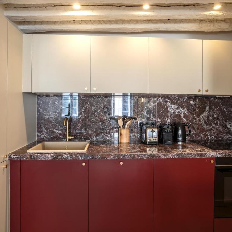 Habitat Parisien - Saint Sauveur Montorgueil - Appartement 1 Chambre Deluxe - Vue sur Ville - 11
