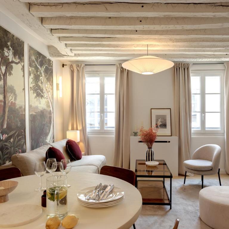 Habitat Parisien - Saint Sauveur Montorgueil - Appartement 1 Chambre Deluxe - Vue sur Ville - 9