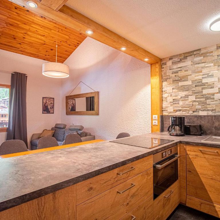 Duplex avec vue pistes - Valmorel - 6 pers. - Appartement 2 Chambres - 6