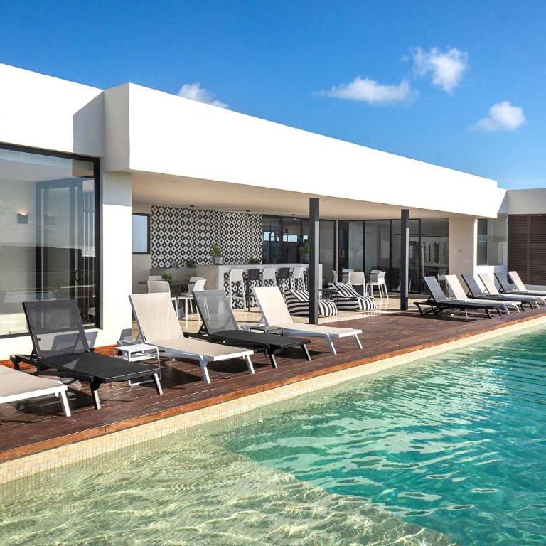 Rooftop Pool & Stylish Retreat in Playa del Carmen - Apartamento - 1