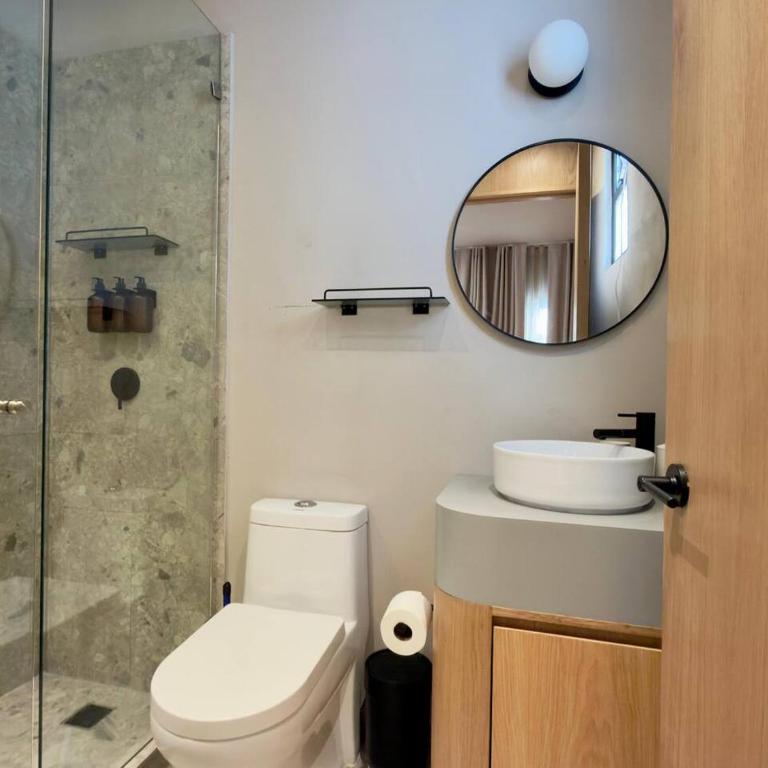 NEW Cozy designer studio in authentic Roma Norte - Apartamento de 1 dormitorio - 5