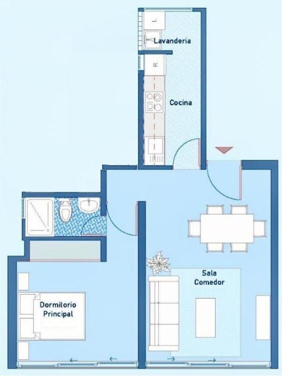 Apartamento 1 en Magdalena del Mar - One-Bedroom Apartment - 15