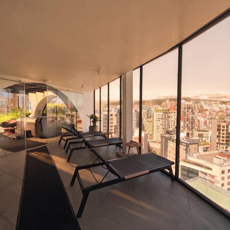 Eco-Studio, República del Salvador piscina y vista hermosa - Apartamento de 1 dormitorio - 6