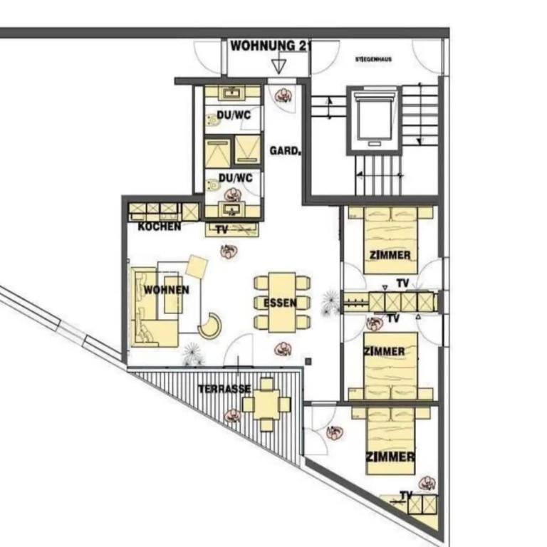 Top-Floor Mountain Penthouse for 8 - Ferienhaus mit 3 Schlafzimmern - 18
