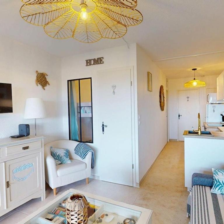 Vue mer - piscine - plage à 5 minutes - parking - 2 chambres - Appartement 2 Chambres - 15