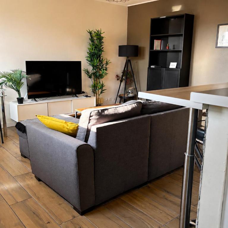 Joli T2 centre ville avec Parking privé - Apartment mit 1 Schlafzimmer und Gartenblick - 3