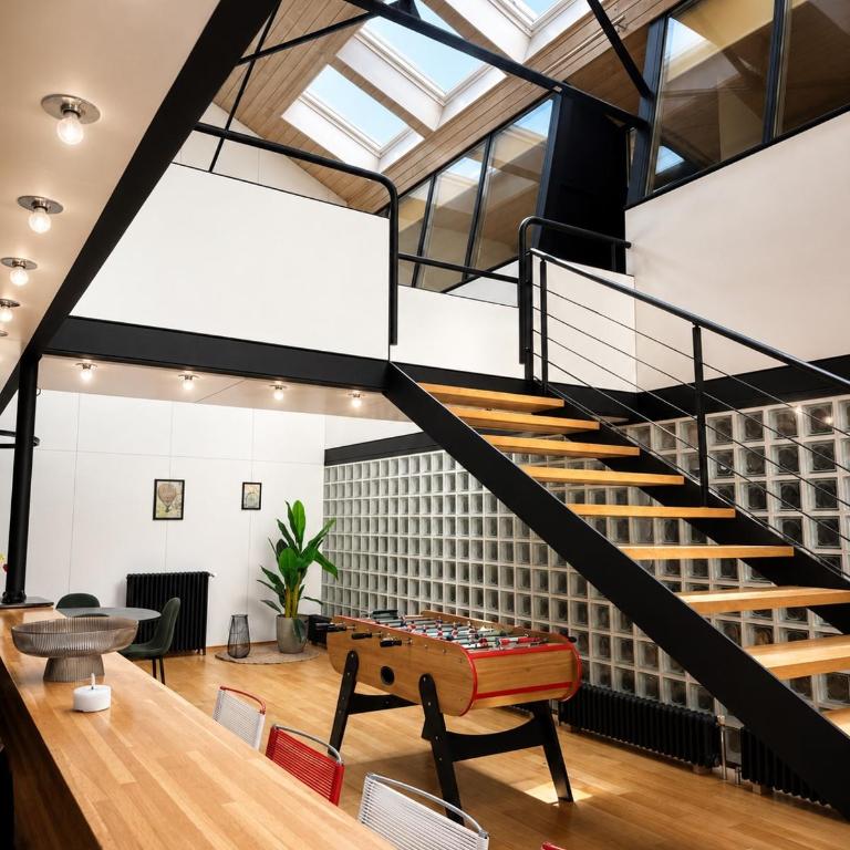 Loft exceptionnel - Garage privé - 6 personnes - Centre-ville - Appartement 3 Chambres - 31