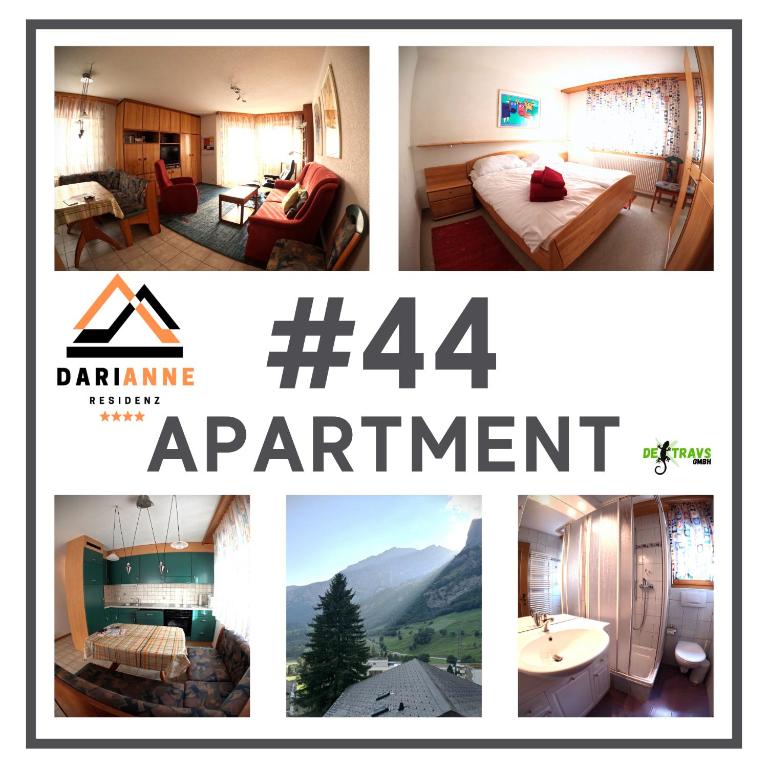 Residenz Darianne Leukerbad - Apartment mit 2 Schlafzimmern und Bergblick - 9