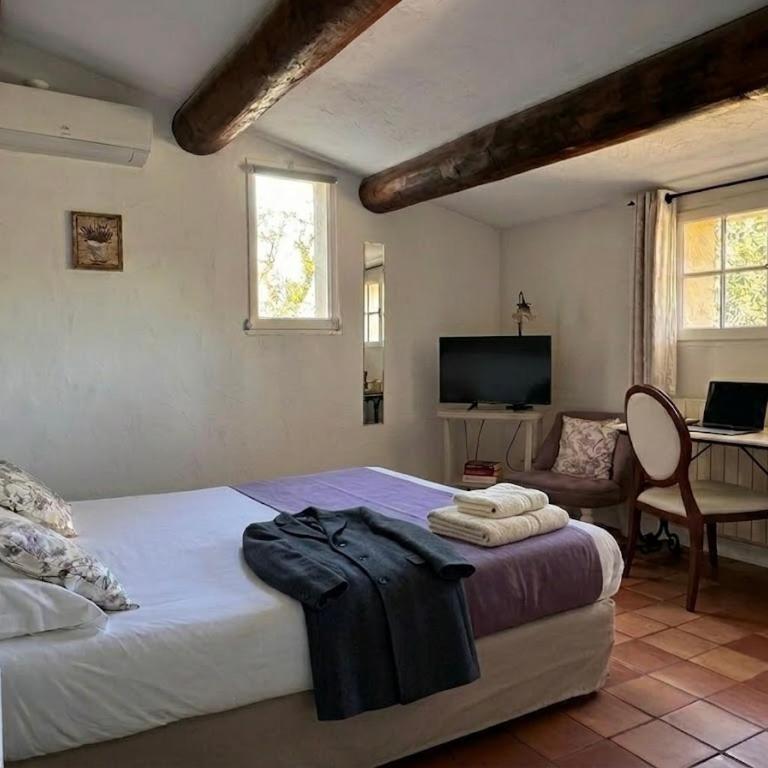 Logis Hotel le Mas De Cure Bourse - Chambre Double Classique - 8
