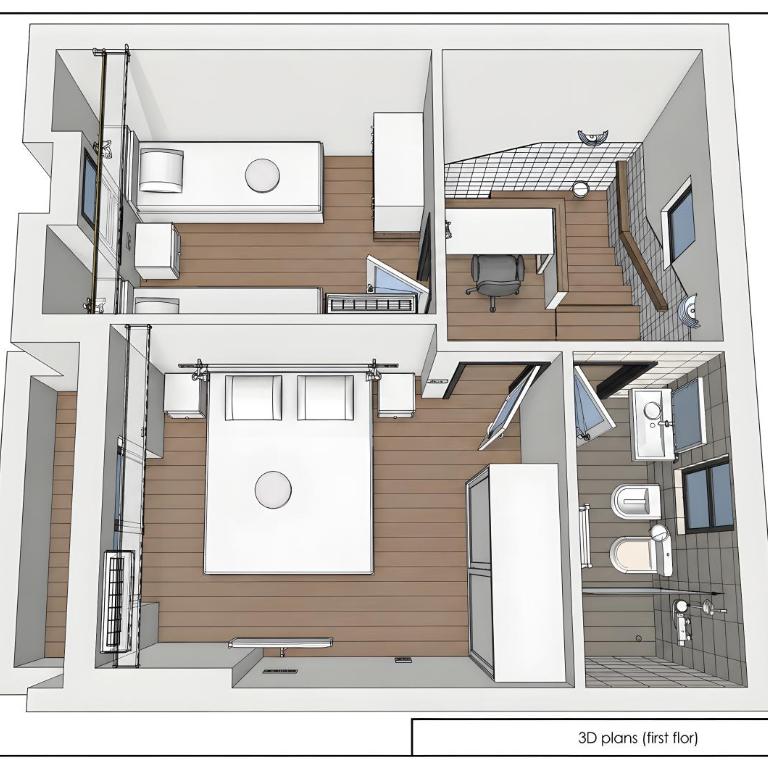Lux-Bungalow Villa Monaco 3-rm 75m AirCon Parking - Villa de 3 dormitorios - 24