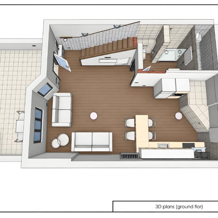 Lux-Bungalow Villa Monaco 3-rm 75m AirCon Parking - Villa de 3 dormitorios - 11