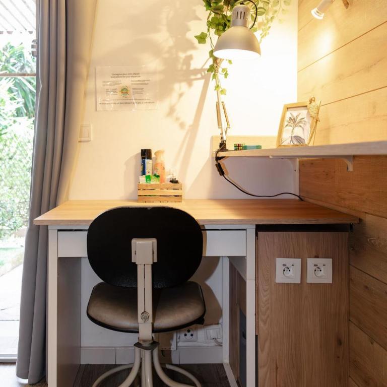 Ambiance Cabane-proche MER - CLIM - Appartement - Vue sur Jardin - 13