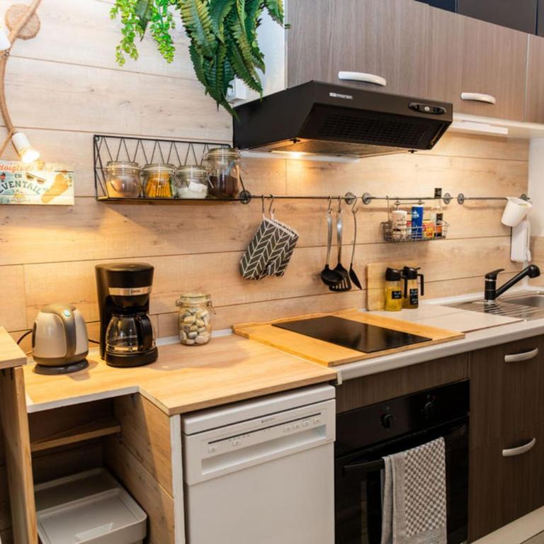 Ambiance Cabane-proche MER - CLIM - Appartement - Vue sur Jardin - 15