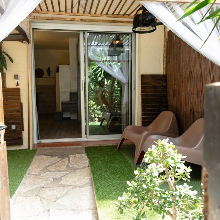 Ambiance Cabane-proche MER - CLIM - Appartement - Vue sur Jardin - 24