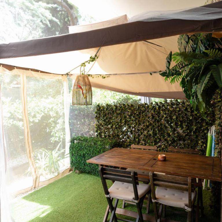 Ambiance Cabane-proche MER - CLIM - Appartement - Vue sur Jardin - 26
