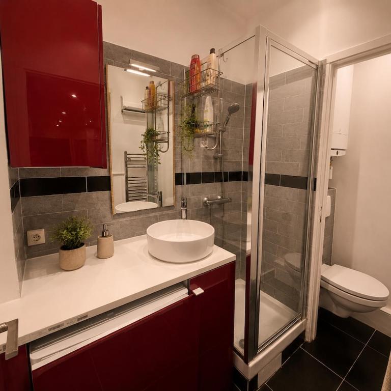 Appartement Paris centre calme WIFI 4 pers - Appartement 1 Chambre - 7