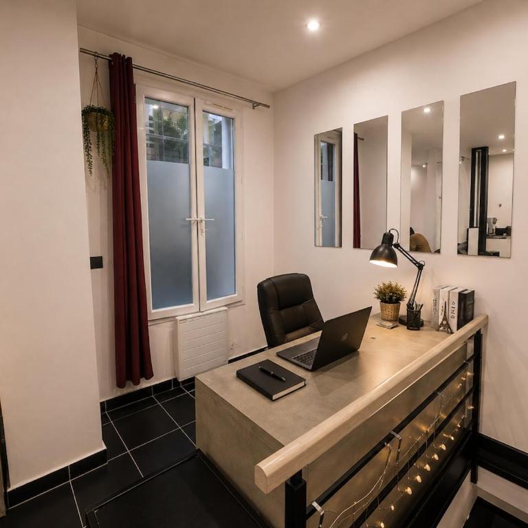 Appartement Paris centre calme WIFI 4 pers - Appartement 1 Chambre - 10