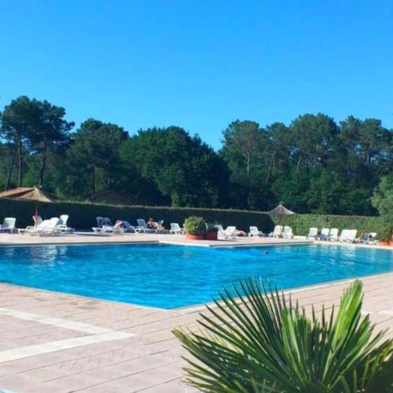 maisonnette climatisée avec piscine commune sur le Bassin d'Arcachon - Chalet 2 Chambres - 3