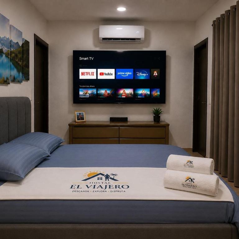 Hostal el viajero cómodo con aire acondicionado - Two-Bedroom Apartment - 4
