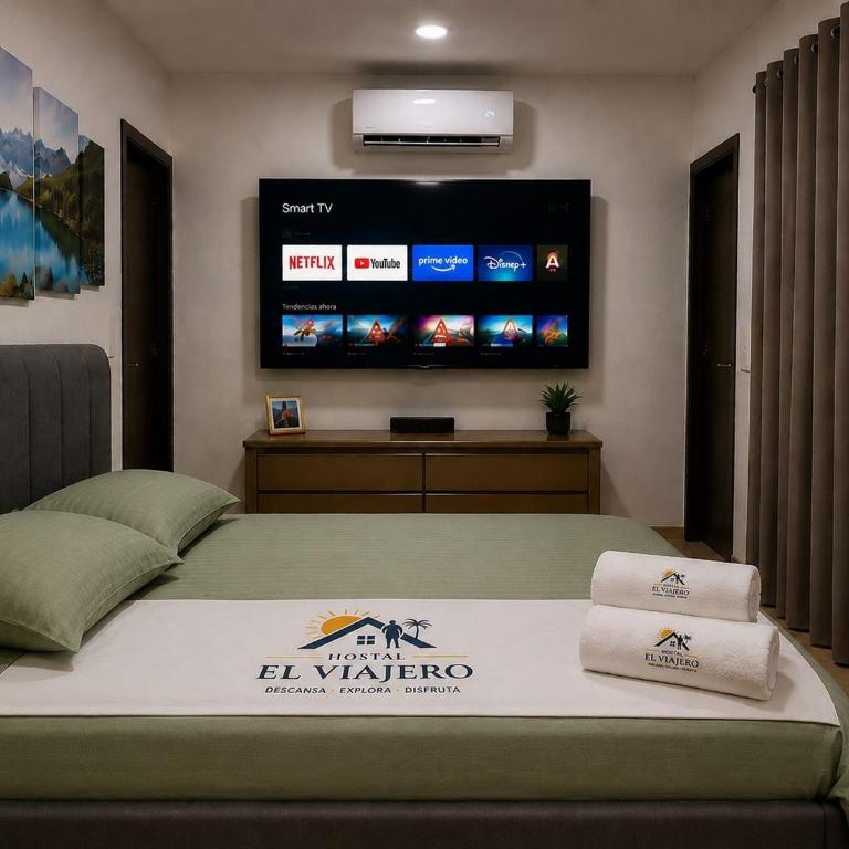 Hostal el viajero cómodo con aire acondicionado - Two-Bedroom Apartment - 5