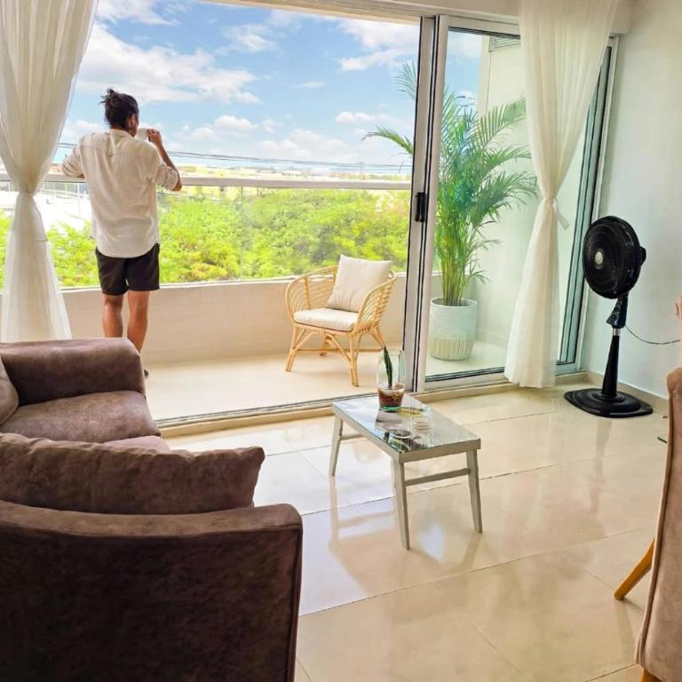 Apto 3Hab Piso 5 Piscina Gym Wifi Aire AC Parqueadero Soledad - Apartamento de 3 dormitorios con piscina privada - 3