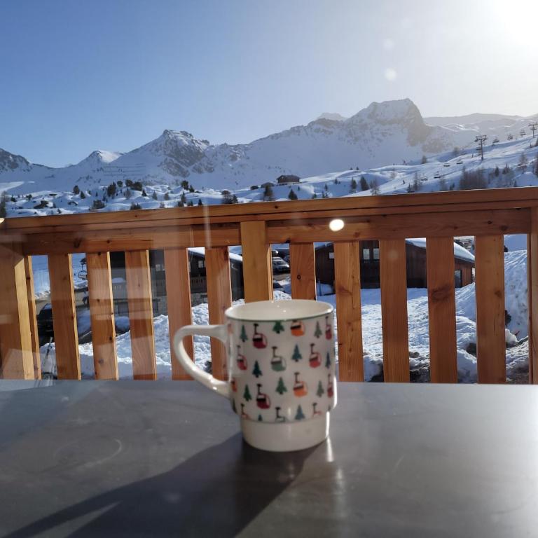 Studio duplex vue panoramique ski aux pieds 2100m d'altitude - Apartment mit 1 Schlafzimmer - 1