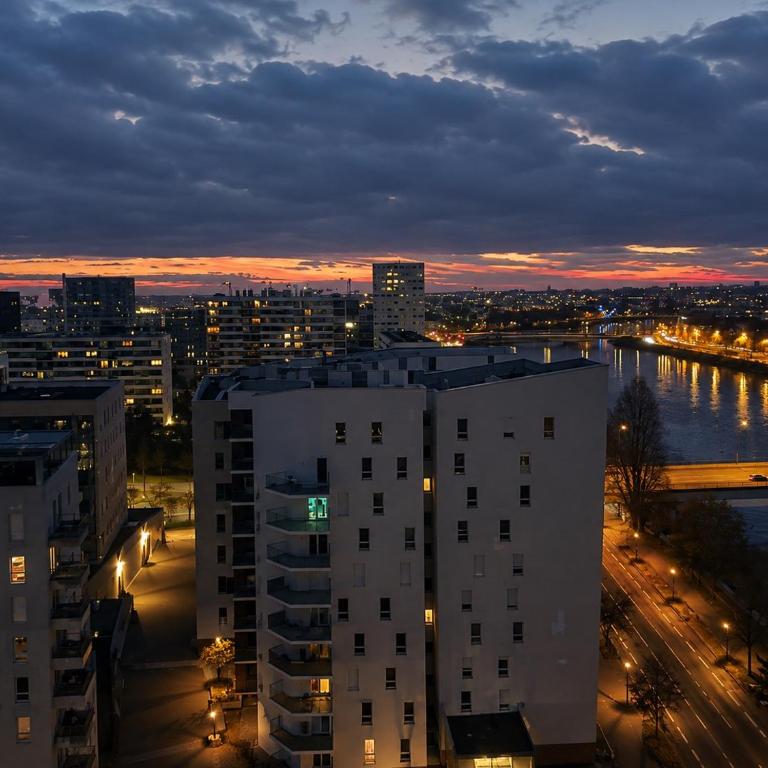 Appartement standing Vue panoramique sur Nantes - Appartement 1 Chambre - 17