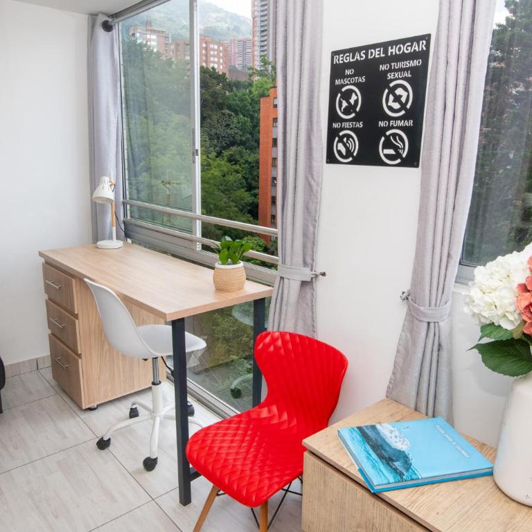 Staynova loft acogedor en El Poblado, Medellín - Estudio - 32