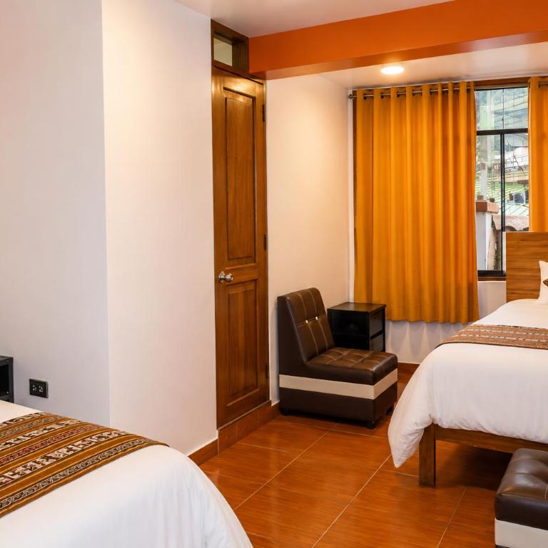Amakonkay Machupicchu - Habitación Doble con baño privado - 2 camas - 1