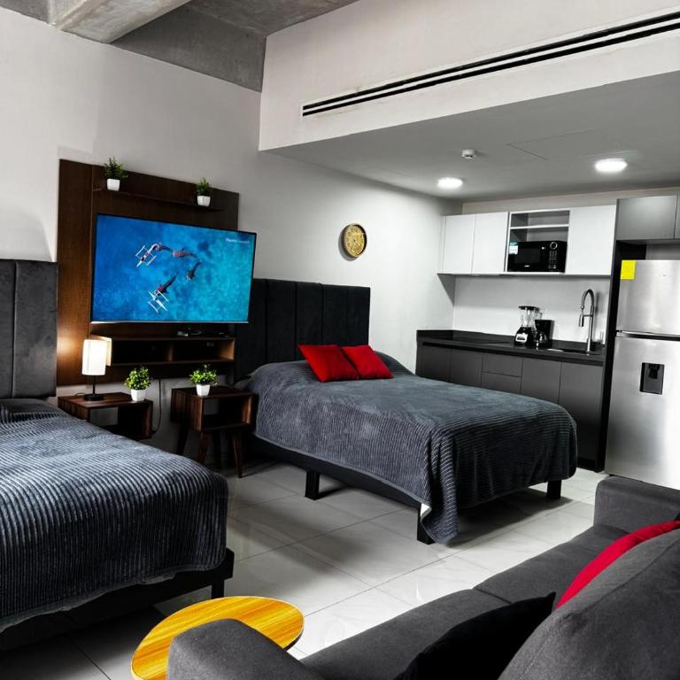 Premium suite Santa Lucia alberca, gym, kids club, parking 308 - Apartamento de 1 dormitorio - 6