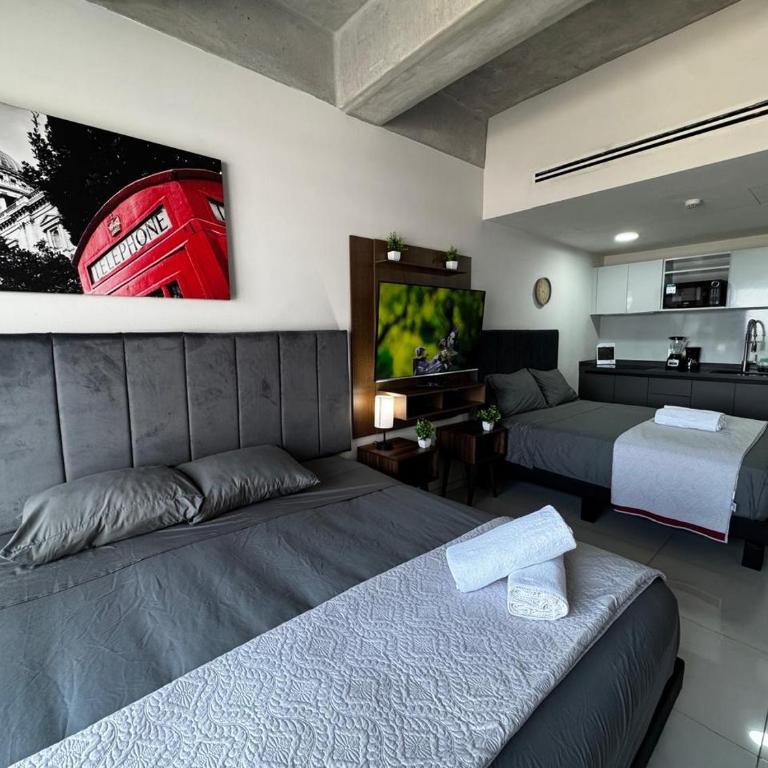 Premium suite Santa Lucia alberca, gym, kids club, parking 308 - Apartamento de 1 dormitorio - 3