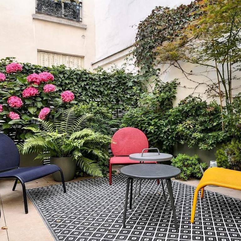Central architect air-conditioned 1BR with Terrace - Appartement 2 Chambres - 5