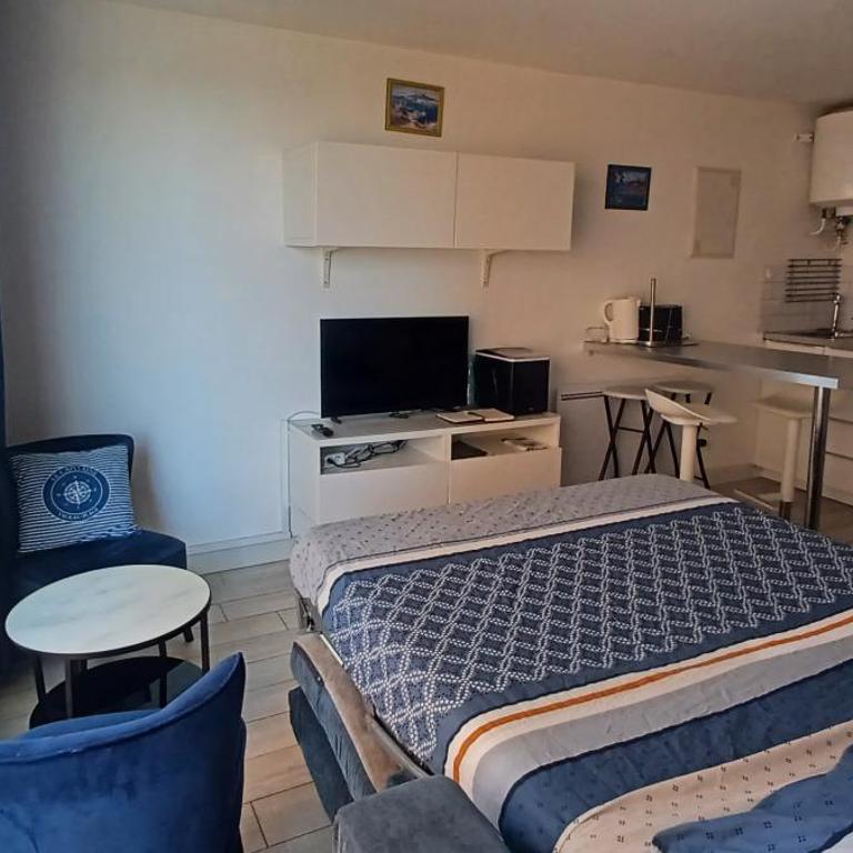 Appartement bord de mer le Capitaine - Appartement 1 Chambre - Côté Mer - 3