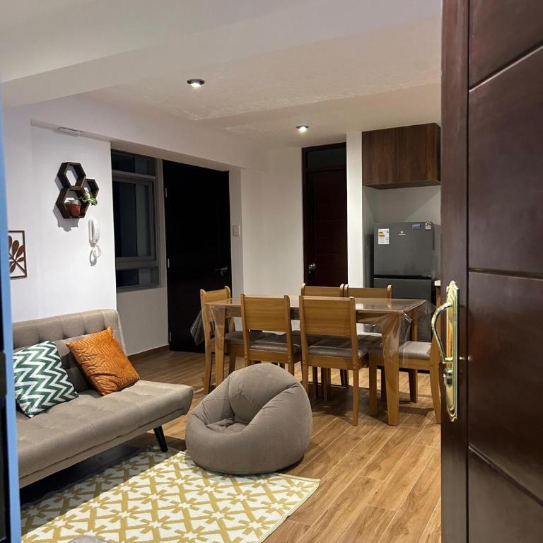 Modern apartment in Cusco - Kitchen, Washer and TV - Two-Bedroom Apartment - 11