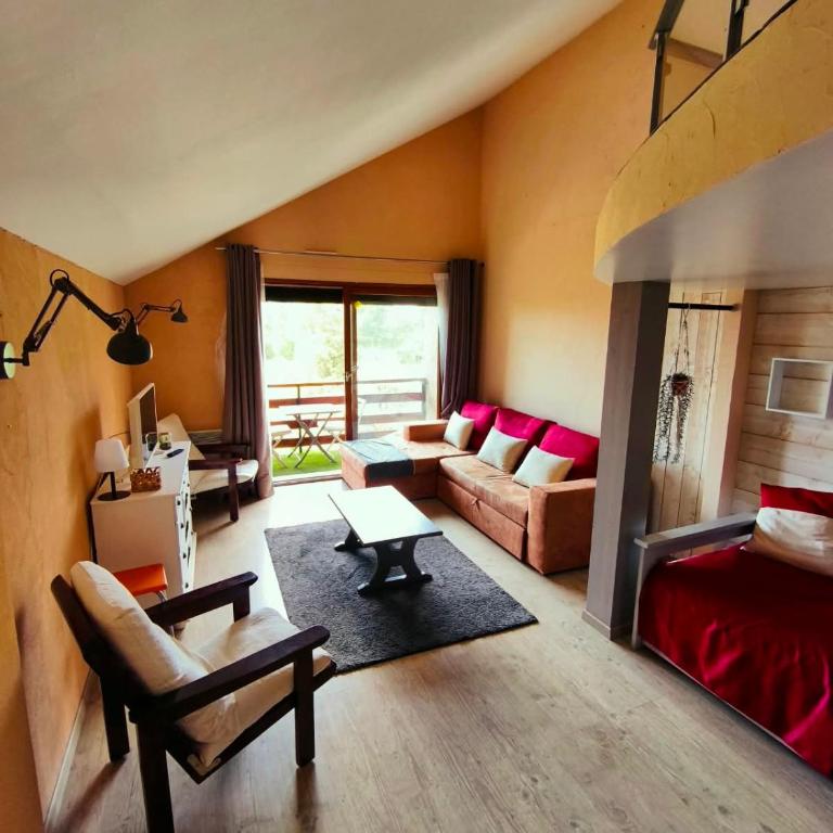 Appartement T2 loft 6-8 pers, pied des pistes de la station Chaillol 1600, balcon sud - Apartamento de 2 dormitorios - 1