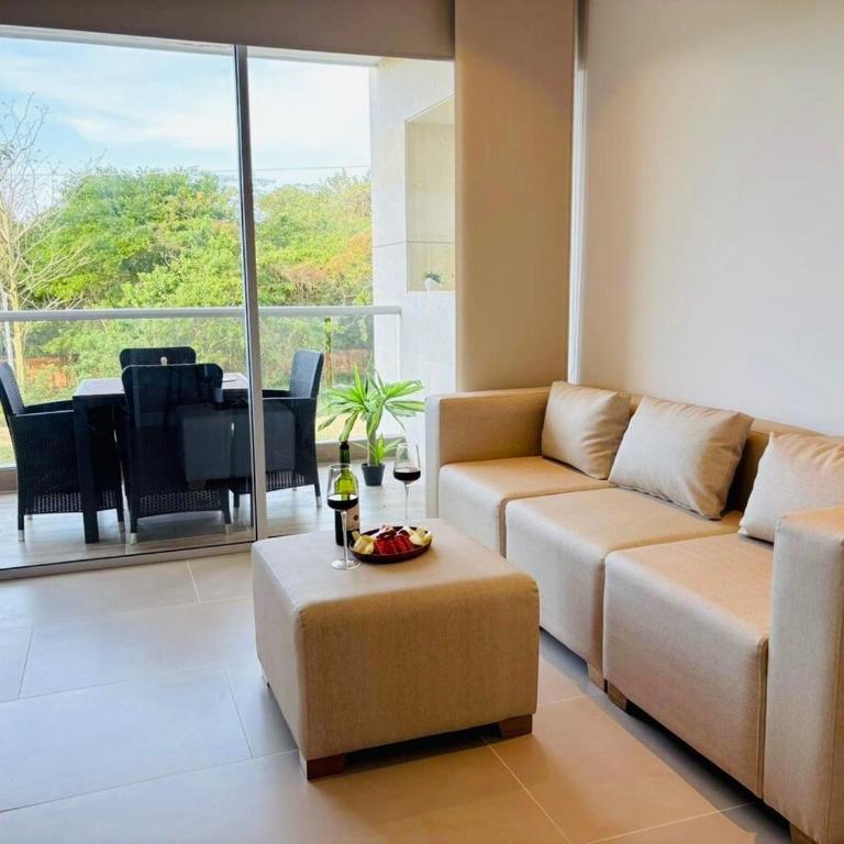 Amplio apartamento para 6 con piscina y playa en Baía Kristal - Two-Bedroom Apartment - 9