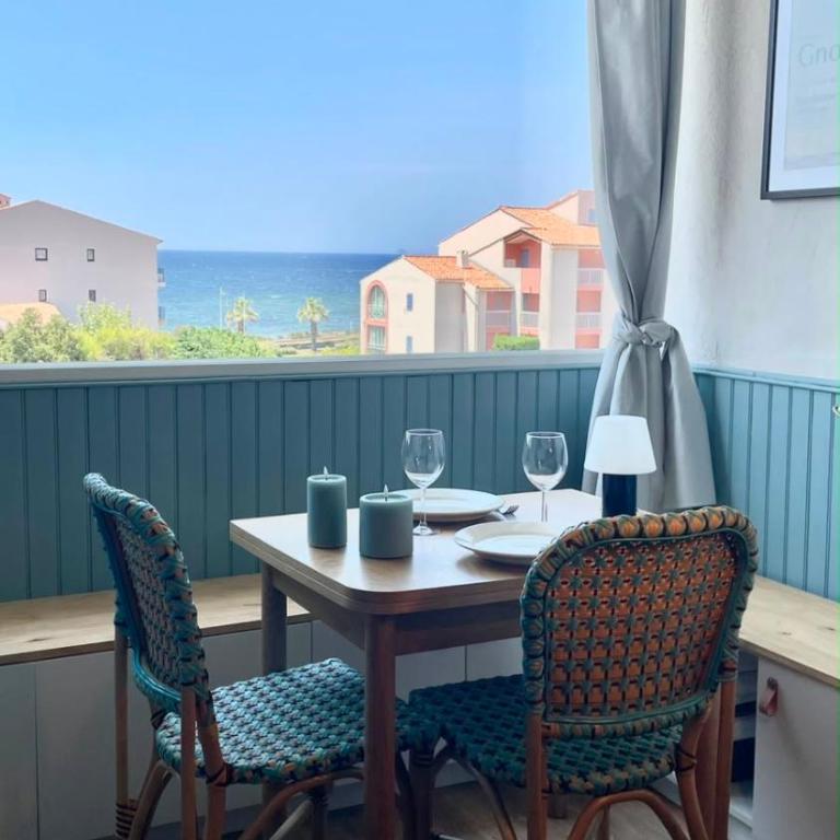 La Coudoulière, vue mer, plage à pied et parking - Appartement 2 Chambres - 1