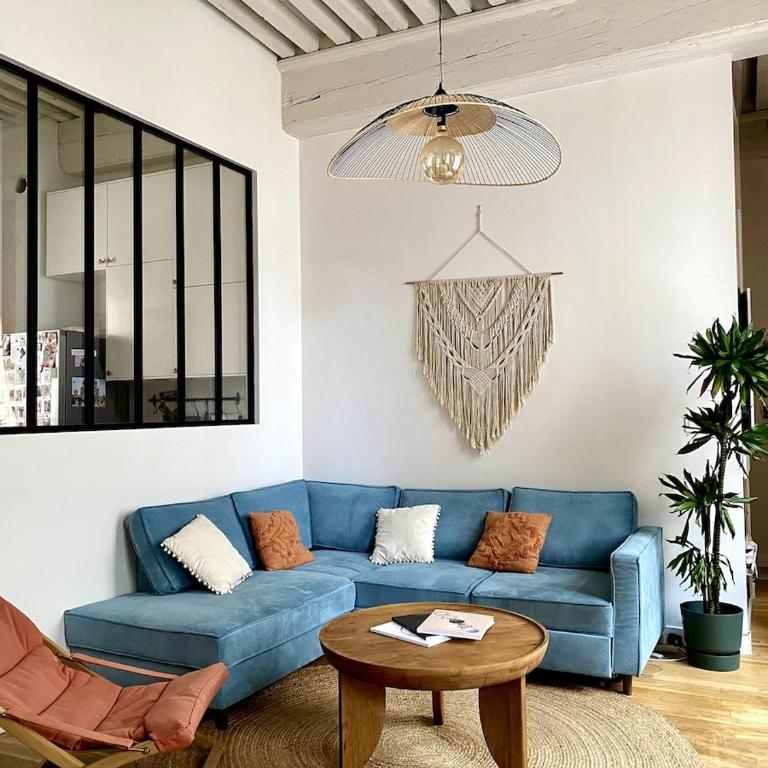 Renovated loft with terrace at Pentes Croix-Rousse - Apartamento de 1 dormitorio - 4