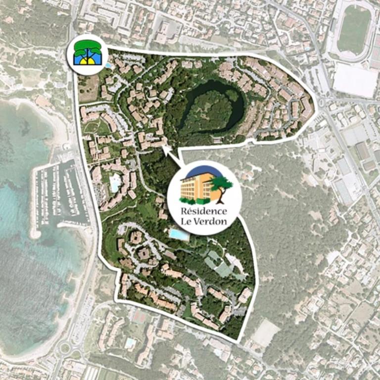 La Coudoulière, vue mer, plage à pied et parking - Appartement 2 Chambres - 38
