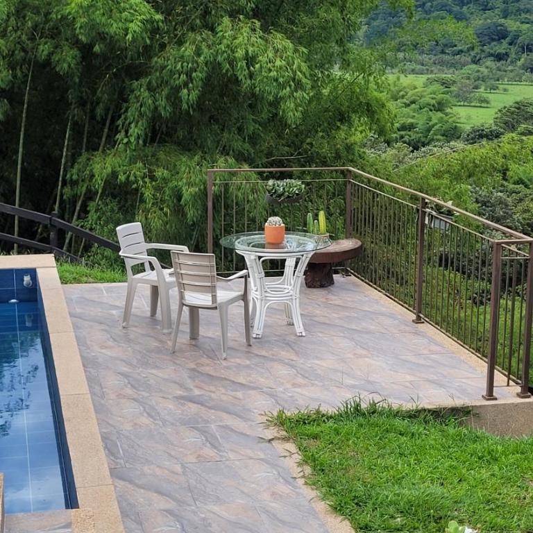 Piscina infinita, vista a las montañas y caballos - Casa de 4 dormitorios - 42