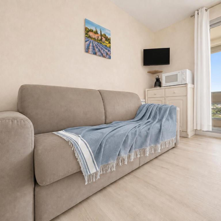 T2 charmant à Canet avec parking et balcon vue mer - Two-Bedroom Apartment - 5
