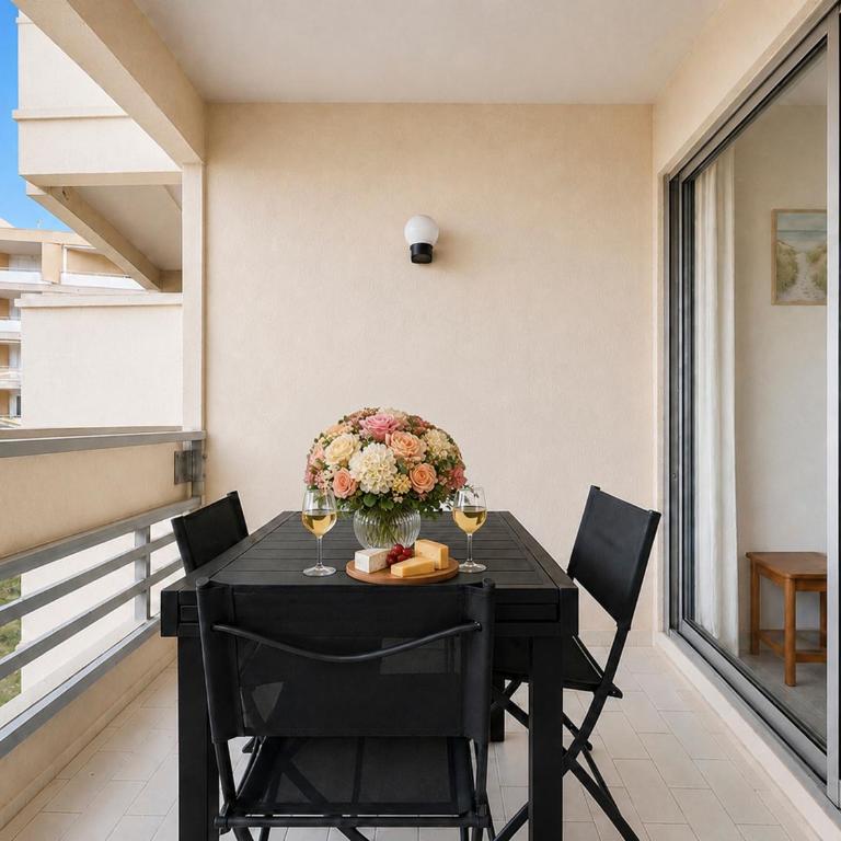 T2 charmant à Canet avec parking et balcon vue mer - Two-Bedroom Apartment - 7