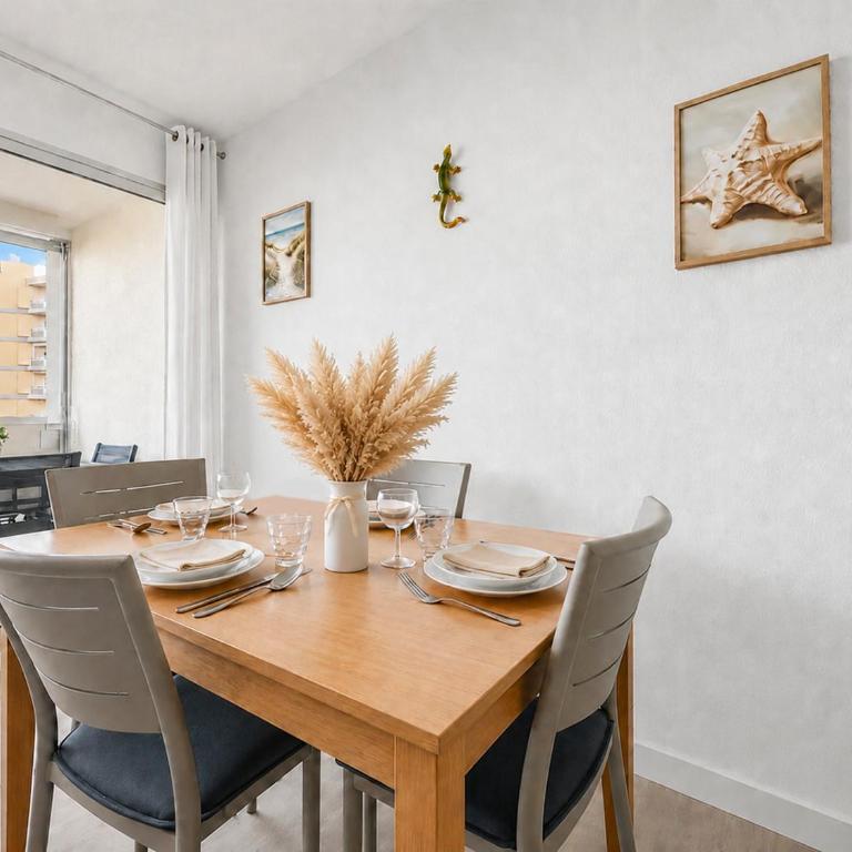 T2 charmant à Canet avec parking et balcon vue mer - Two-Bedroom Apartment - 19