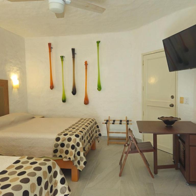 Hermoso alojamiento en los Tules, frente al mar en medio de hermosos jardines, es Unico!!! - Studio avec Balcon - 14