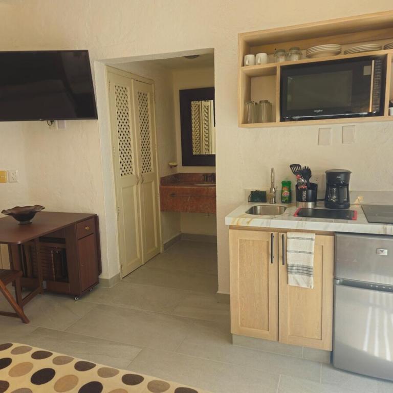 Hermoso alojamiento en los Tules, frente al mar en medio de hermosos jardines, es Unico!!! - Studio avec Balcon - 12