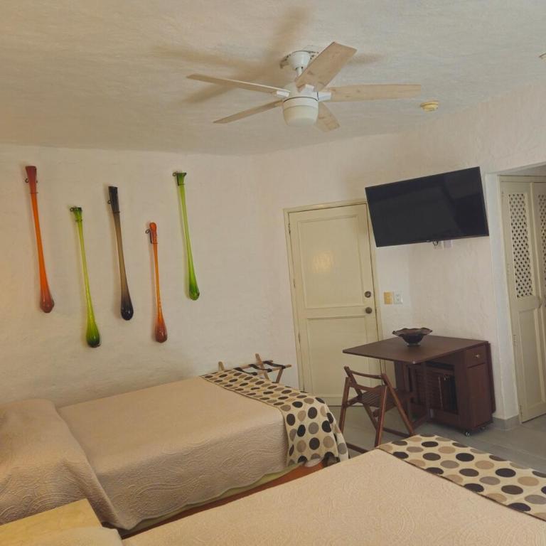 Hermoso alojamiento en los Tules, frente al mar en medio de hermosos jardines, es Unico!!! - Studio avec Balcon - 11