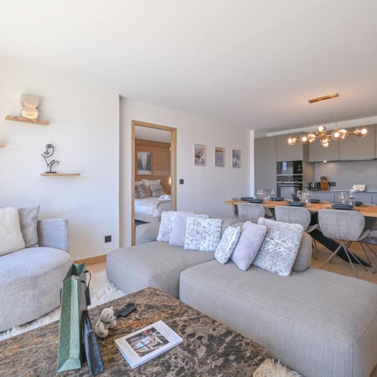 Appartement élégant, vue panoramique, montagne - 7 pers. - Appartamento con 2 Camere da Letto - 3
