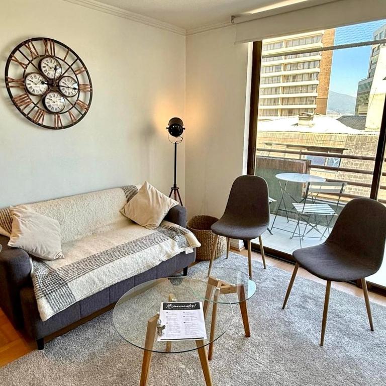 Cómodo depto en El Golf, Las Condes, Self Chek-In - Apartamento de 1 dormitorio - 1